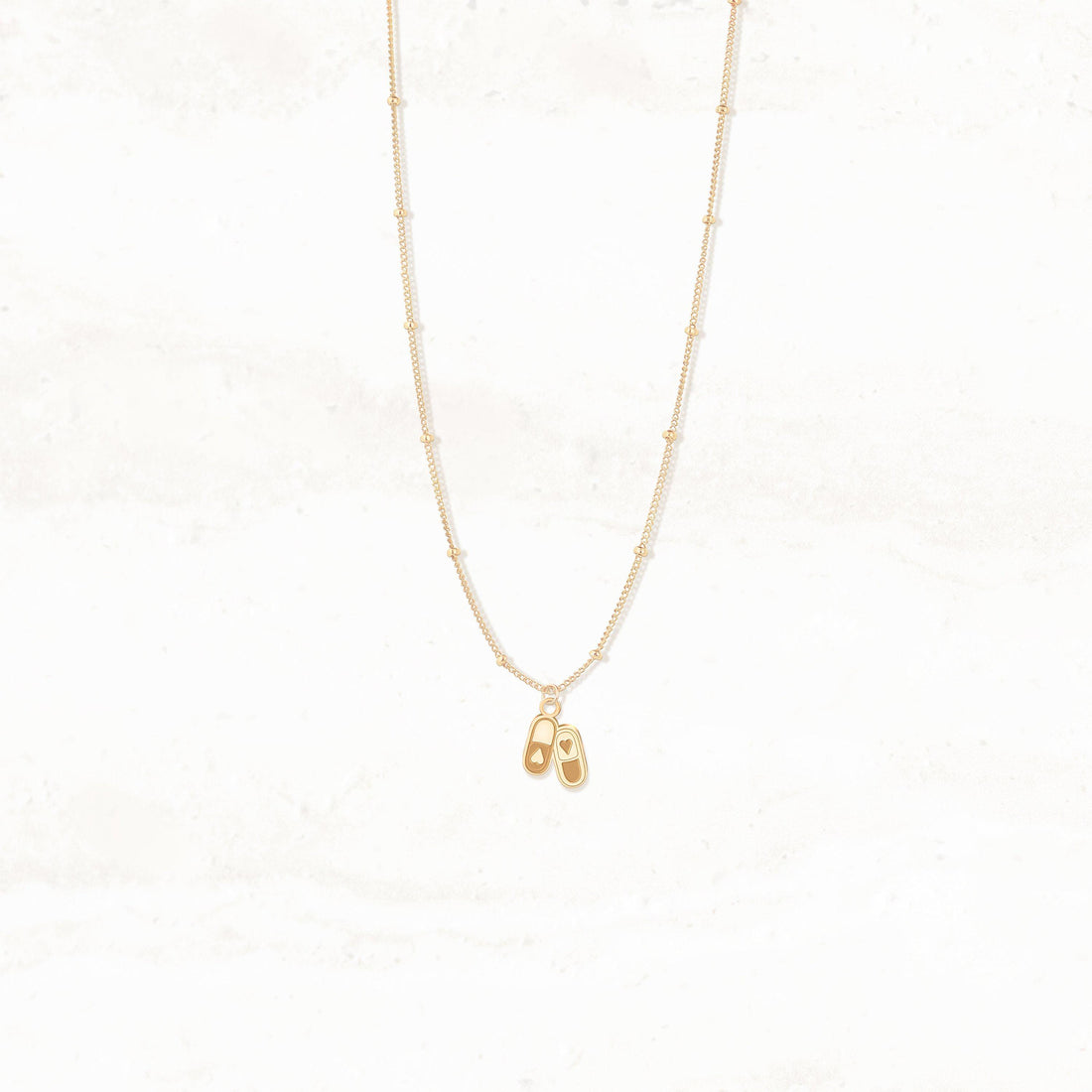 Slippers Cute Charm Necklace