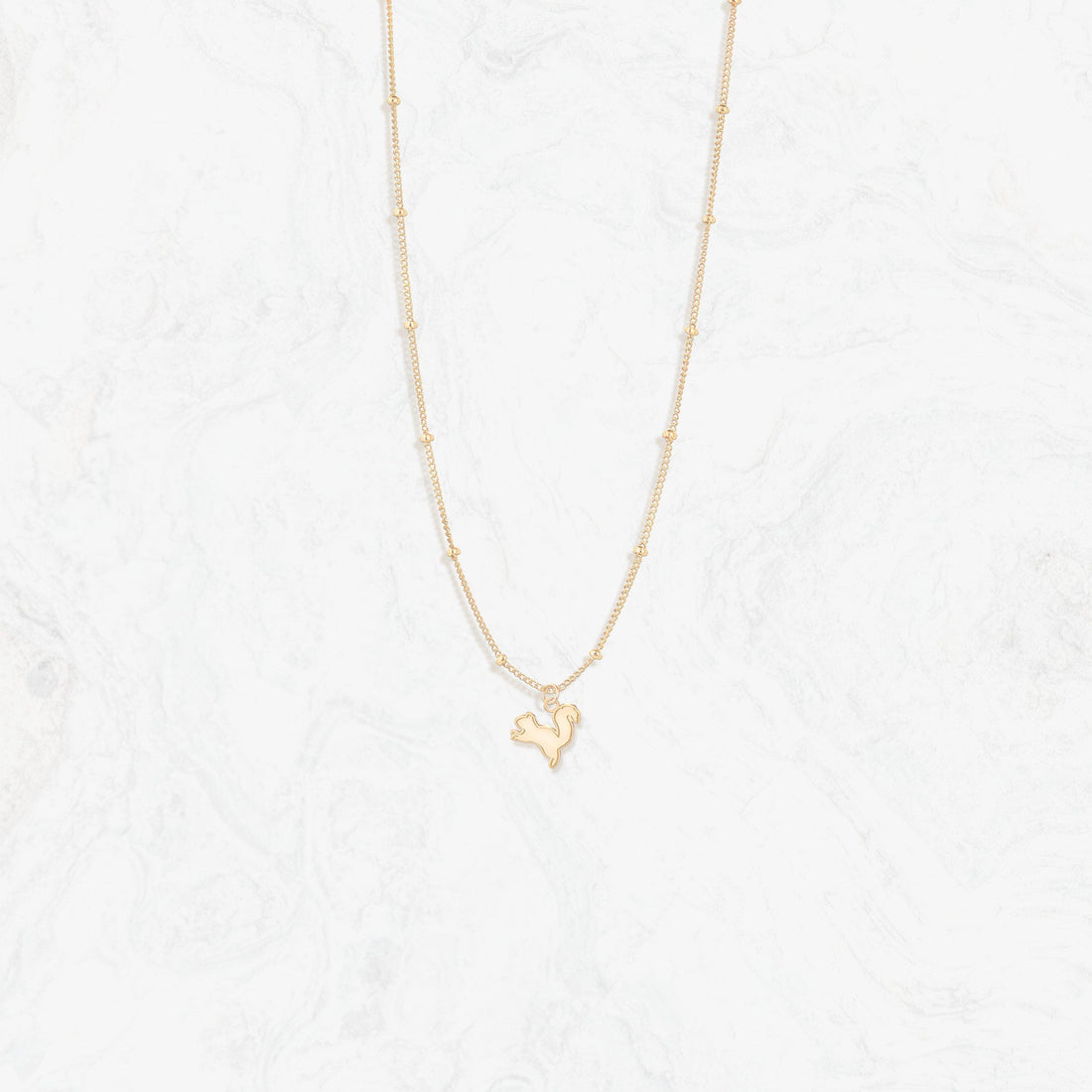 Squirrel Charm Necklace