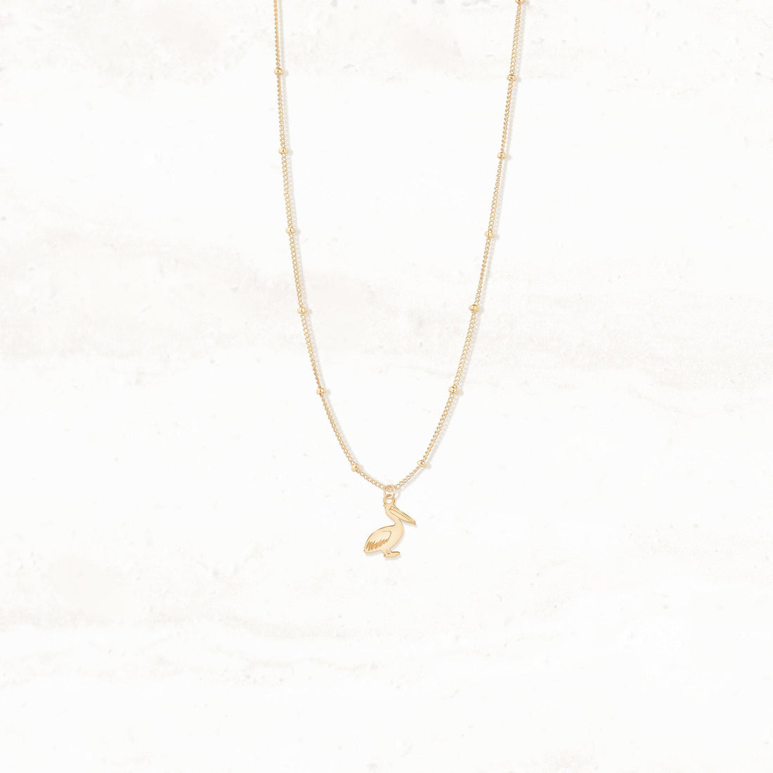Pelican Charm Necklace
