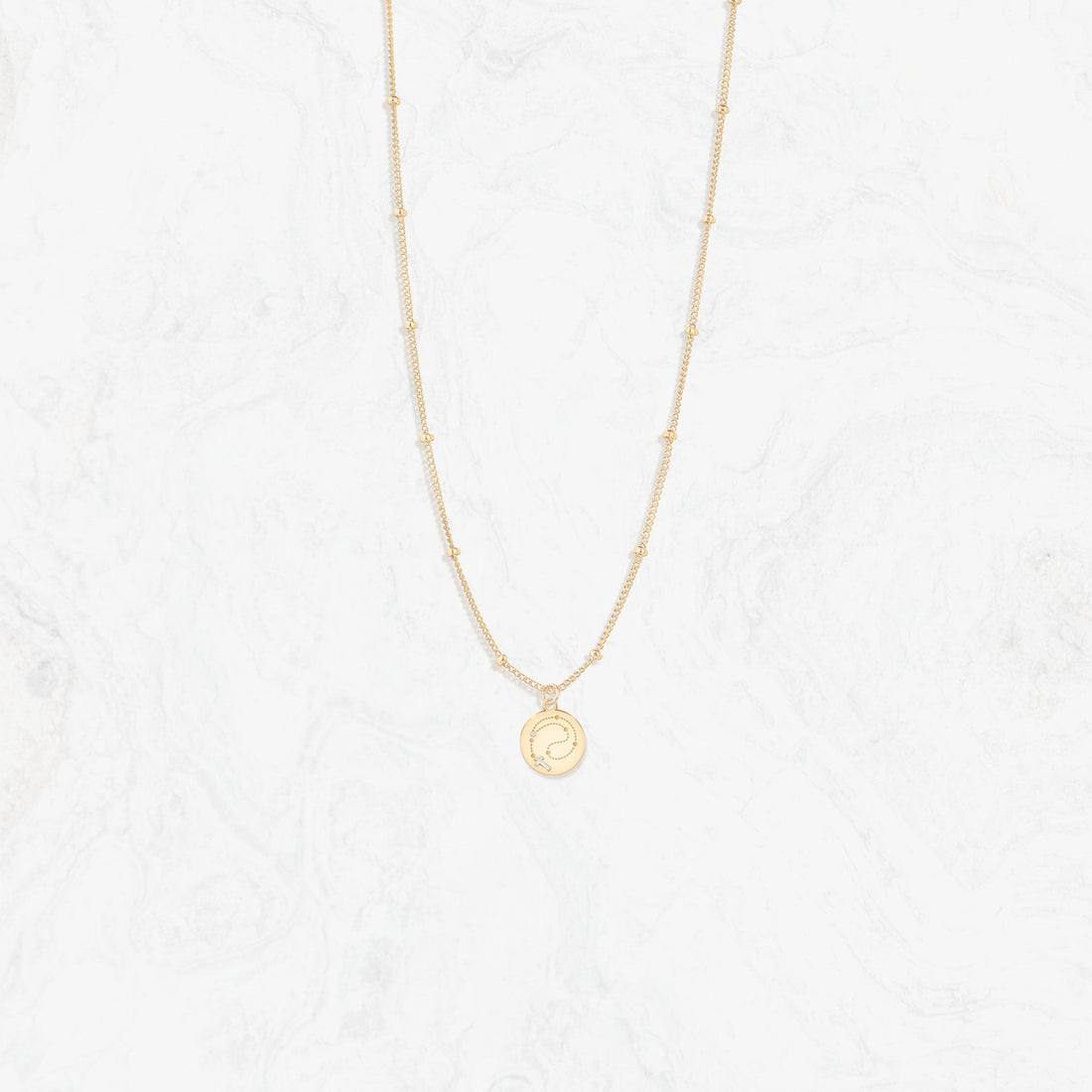 Holy Rosary Prayer Charm Necklace