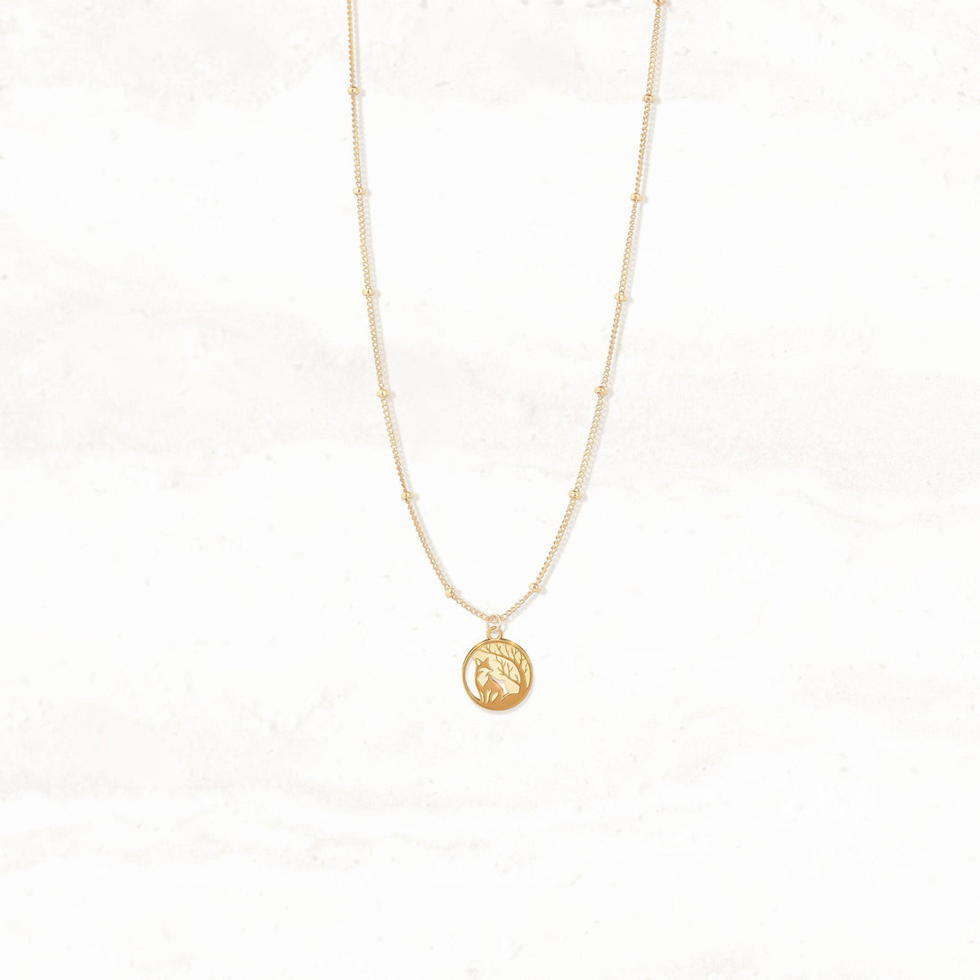 Fox Charm Necklace