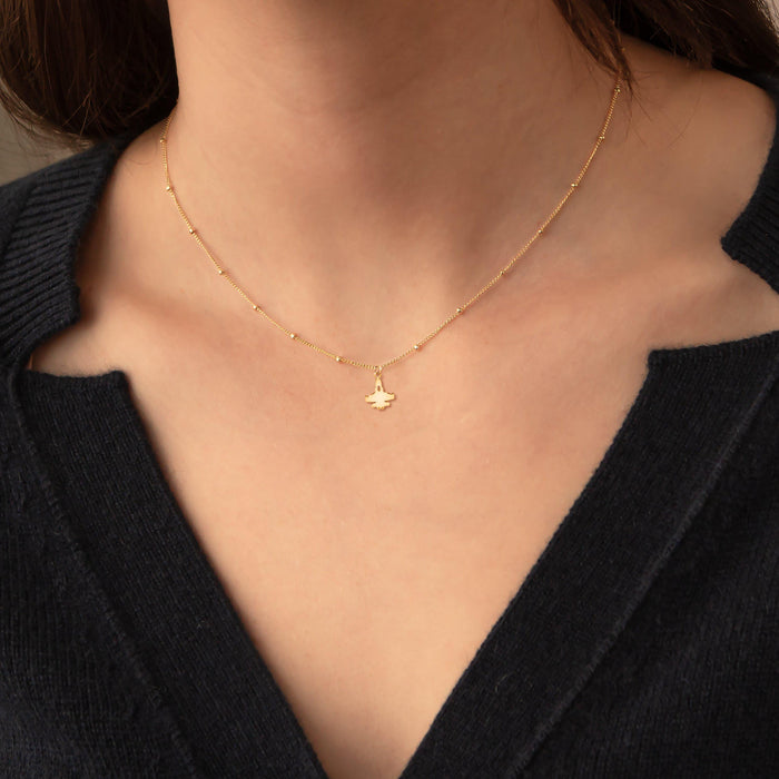 Soaring Rocket Charm Necklace