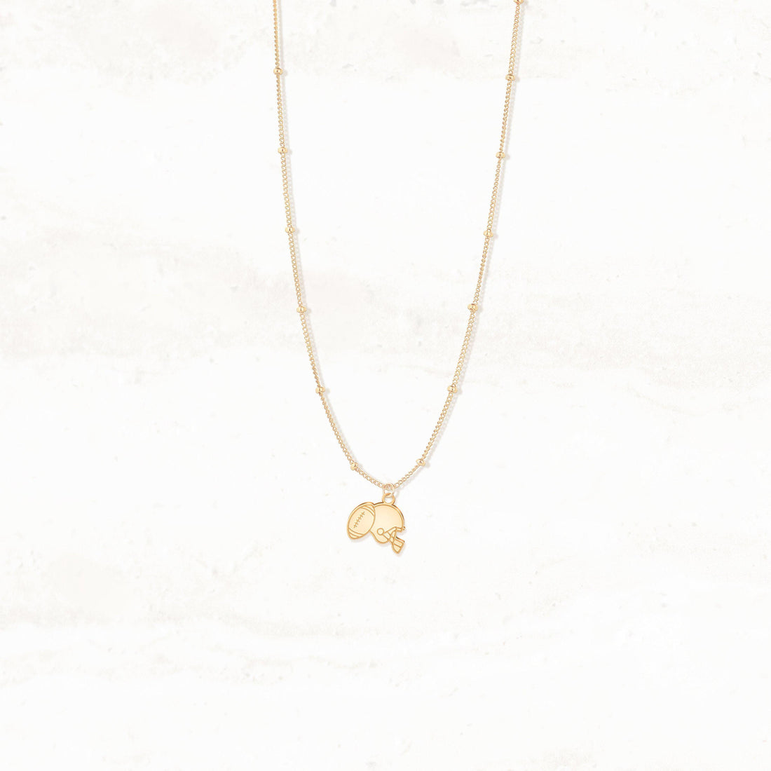 Football Lover Charm Necklace
