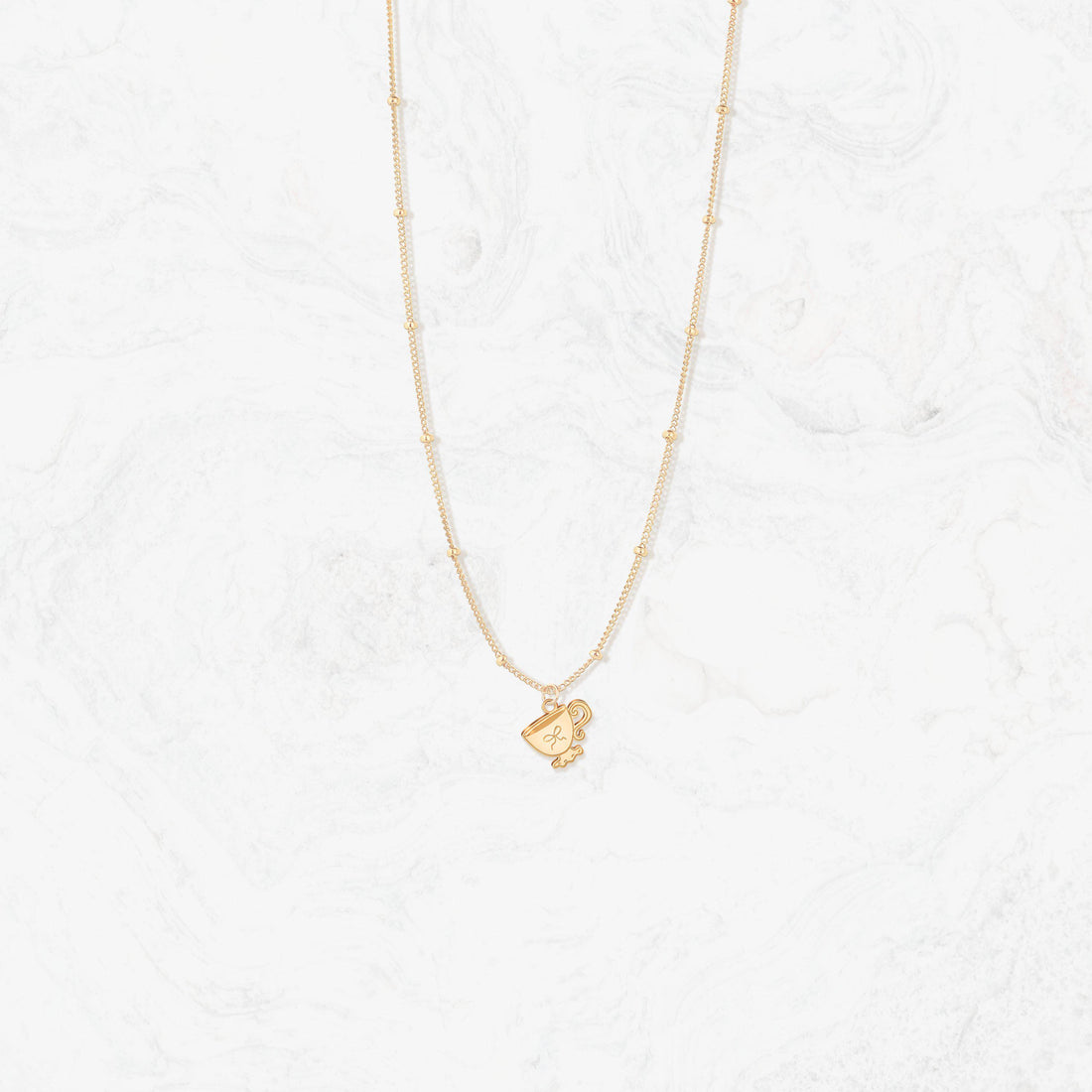 Teacup Charm Necklace