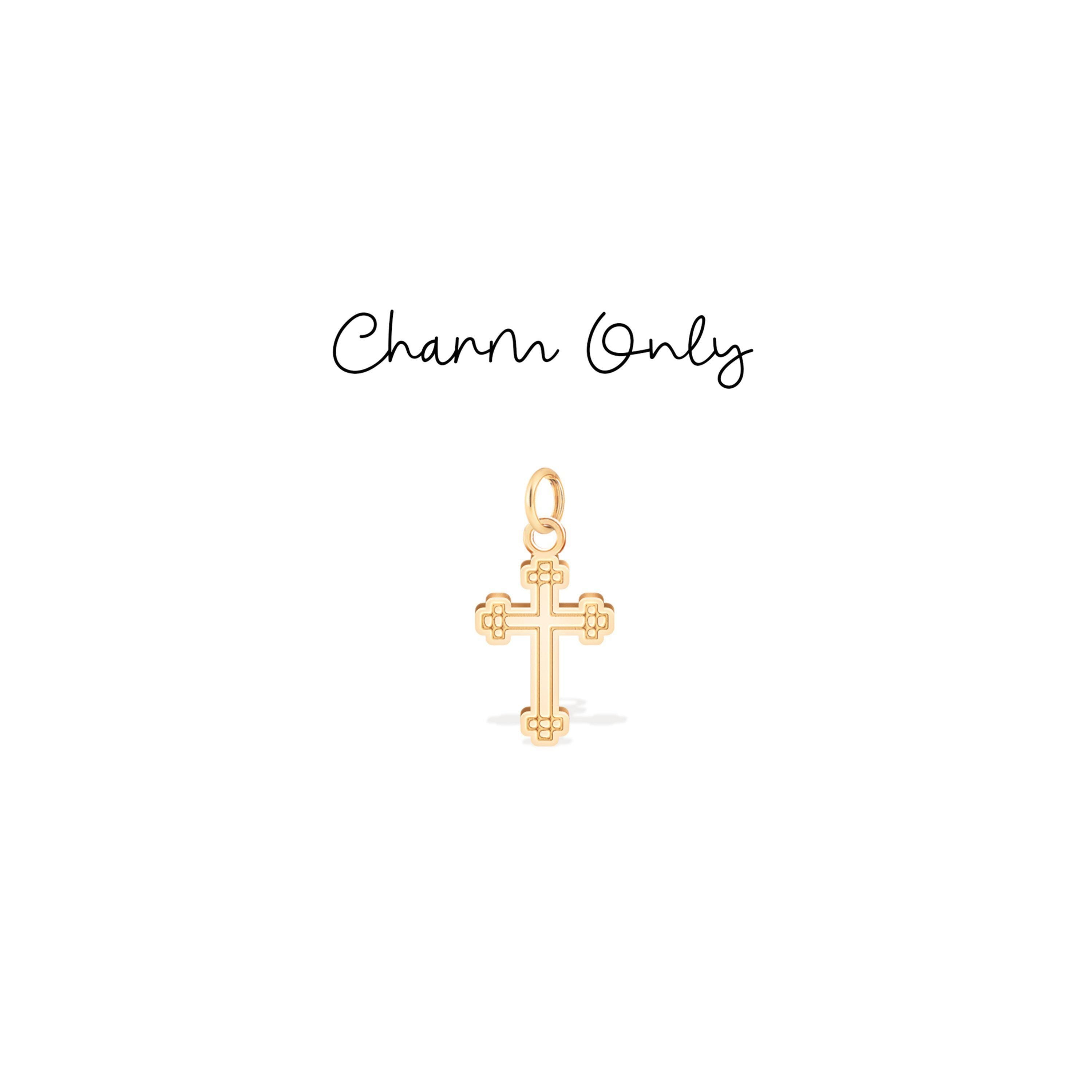 Latin Cross Charm Pendant