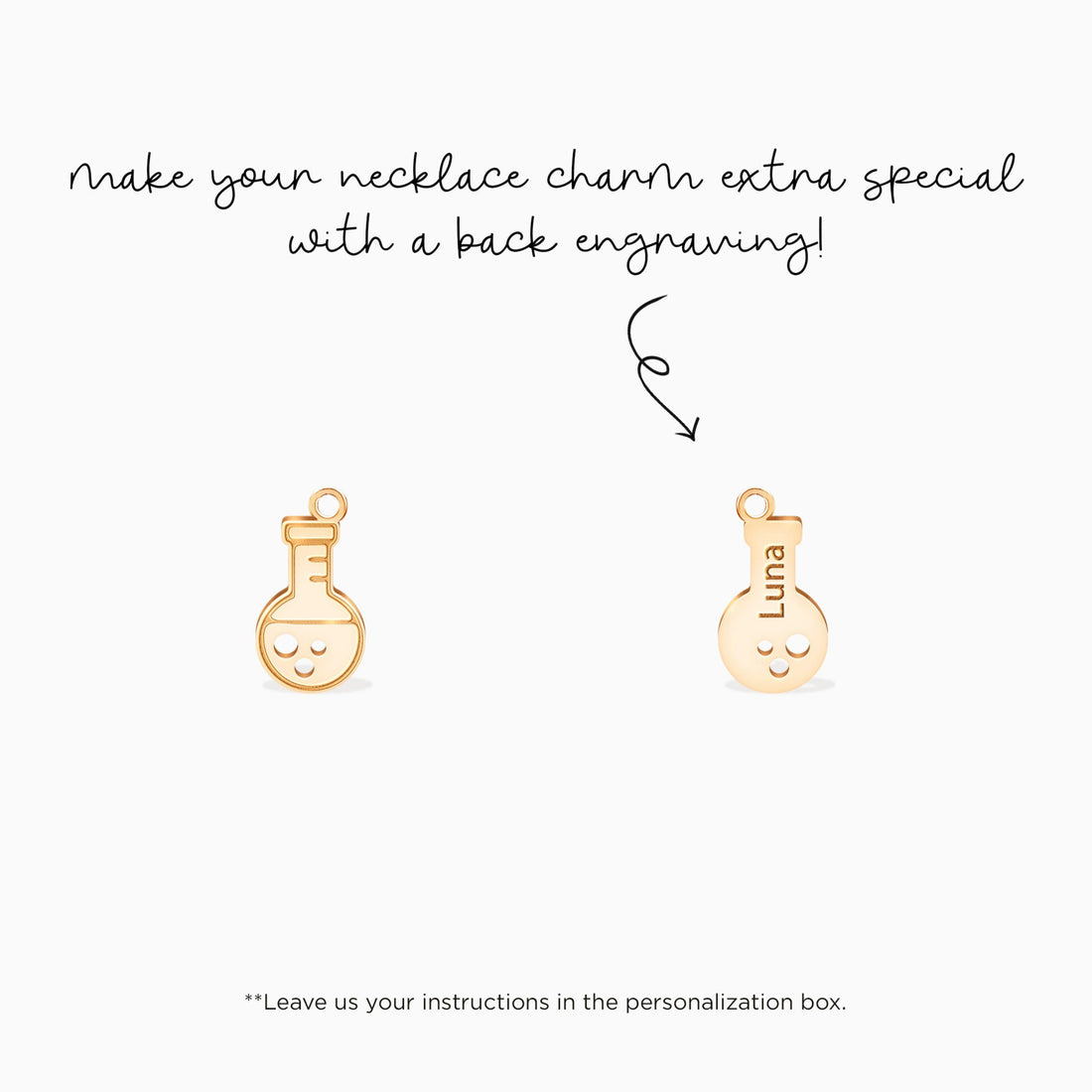 Science Flask Pendant Necklace
