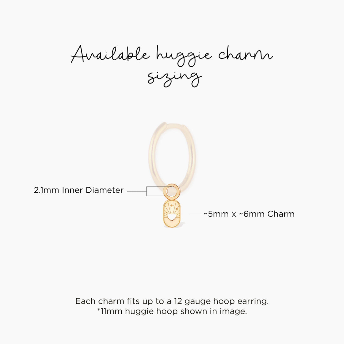 Heart Sunburst Charm Pendant