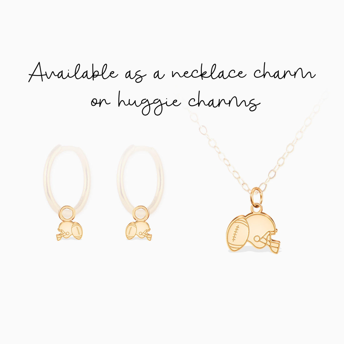 Football Helmet Charm