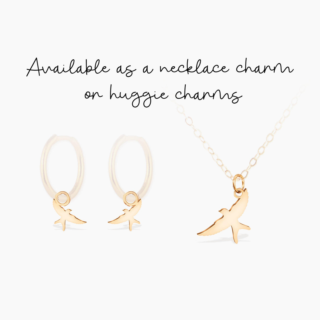 Flying Swallow Pendant Necklace