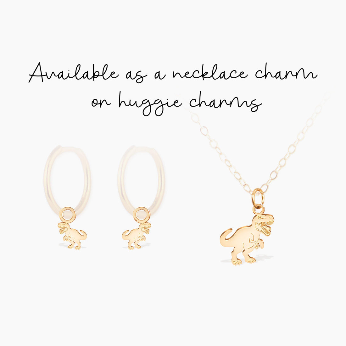 T Rex Dinosaur Pendant Necklace