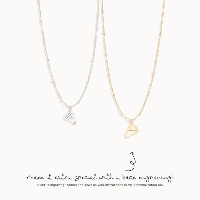 Badminton Shuttlecock Beady Necklace