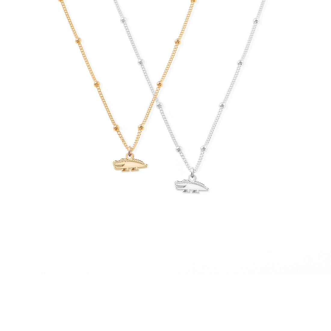 Crocodile Beady Necklace