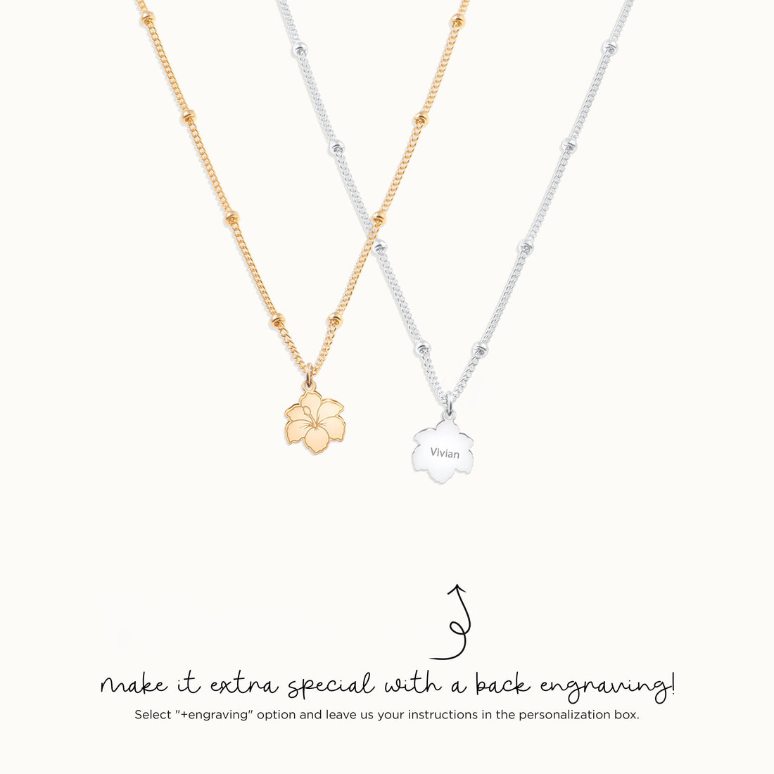 Flower Beady Necklace
