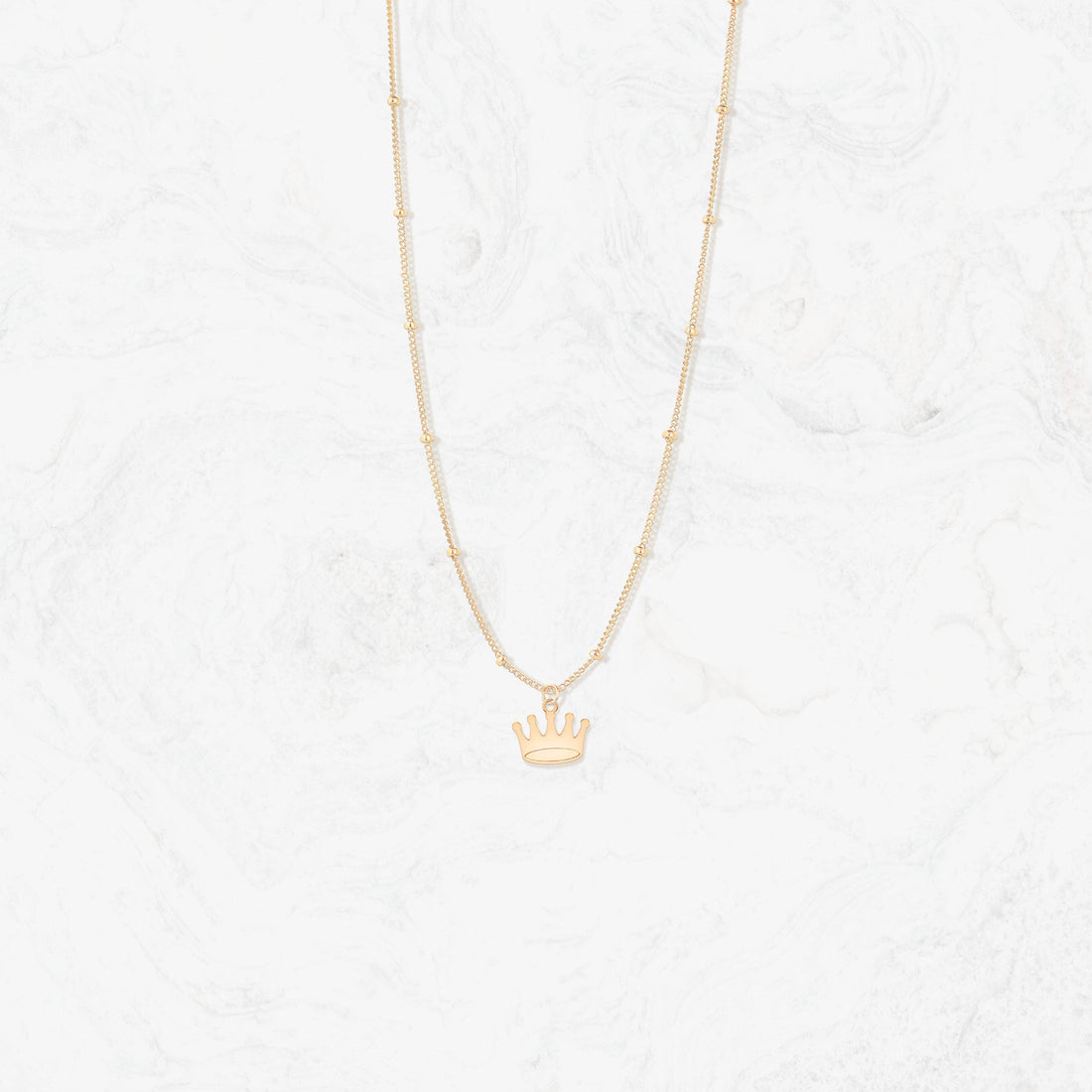 Crown Beady Necklace