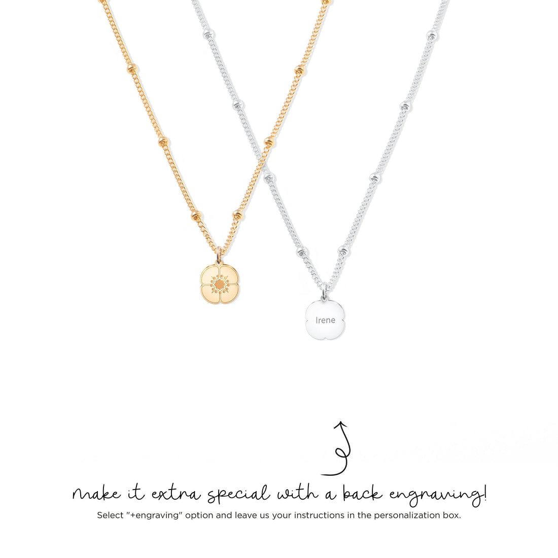 Floral Garden Charm Necklace