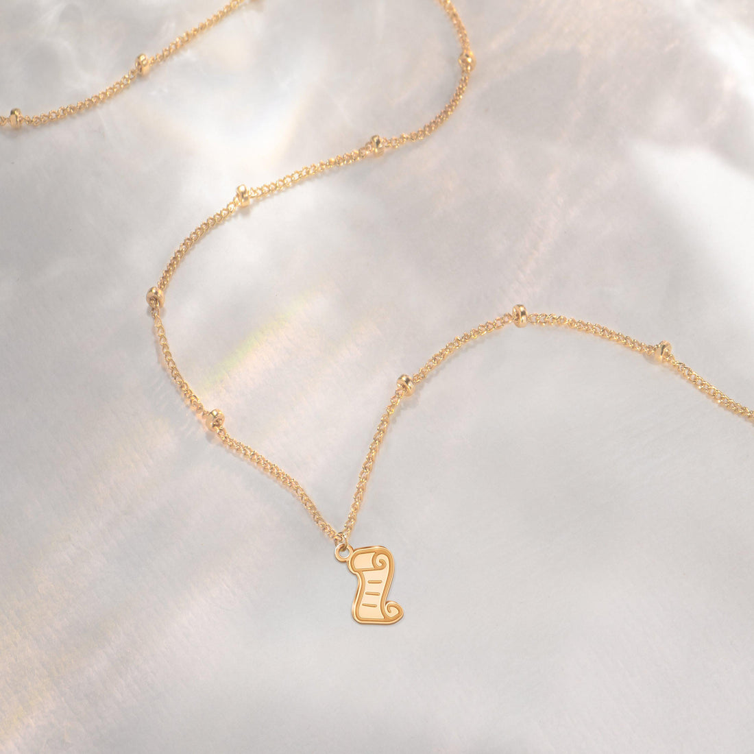 Graduation Diploma Charm Necklace