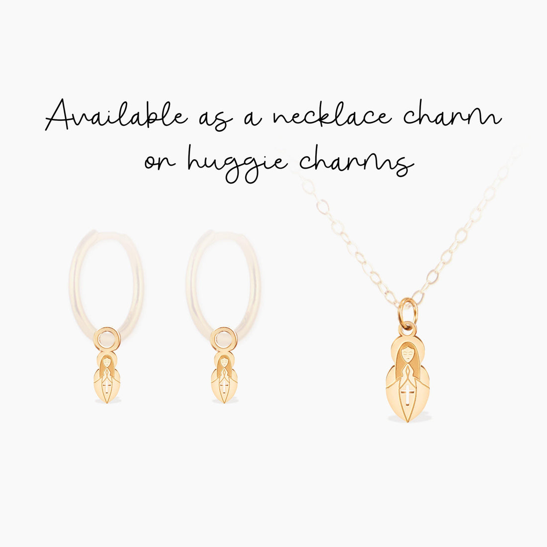 Virgin Mary Pendant Charm