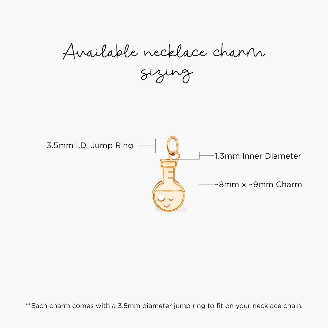 Science Flask Pendant Necklace