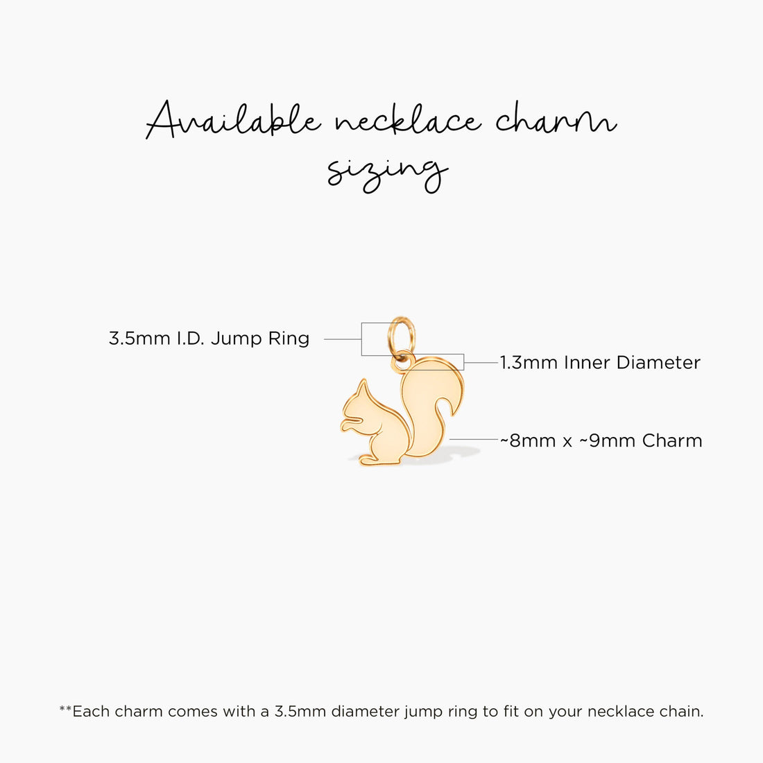 Leaping Squirrel Pendant Necklace
