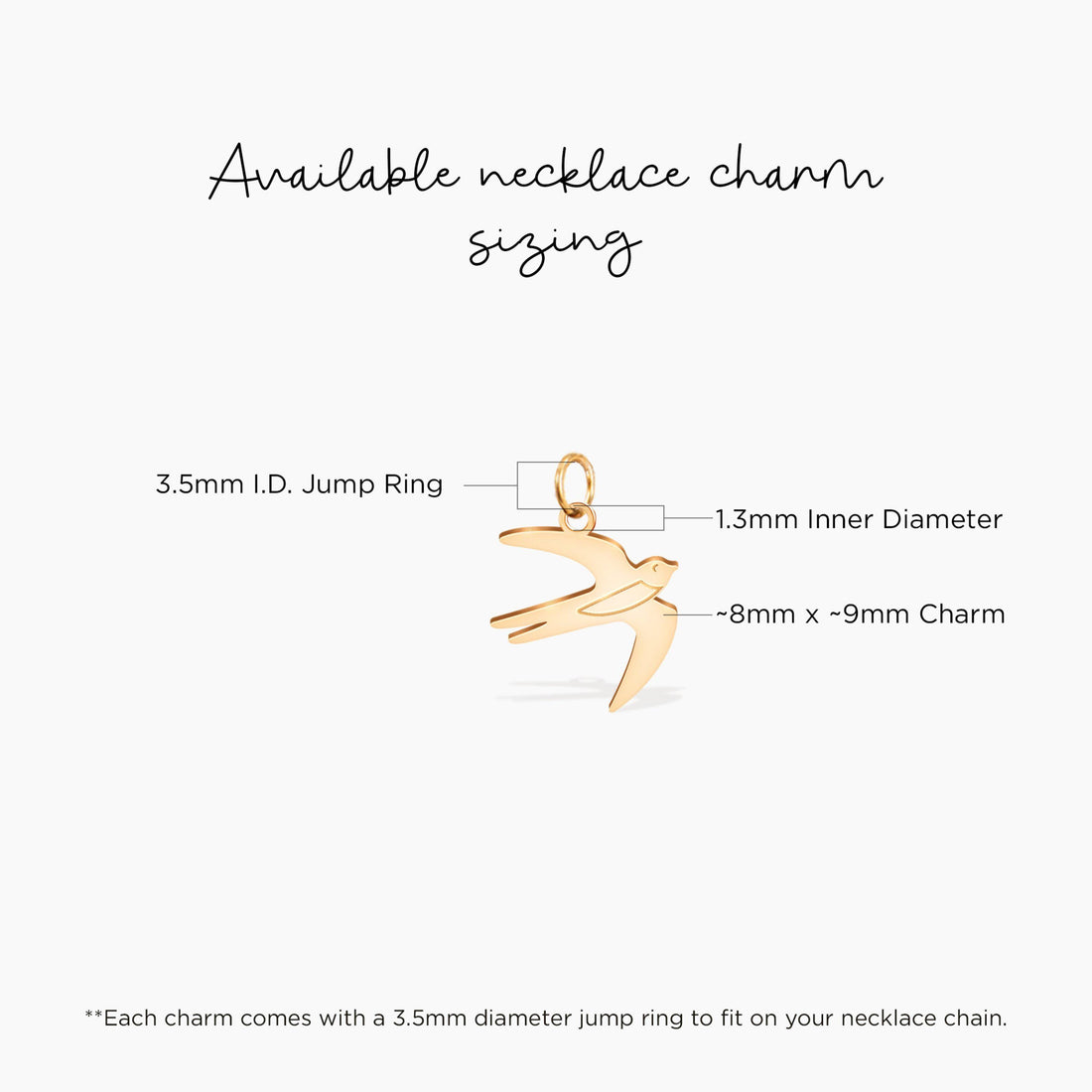 Flying Swallow Bird Bar Necklace