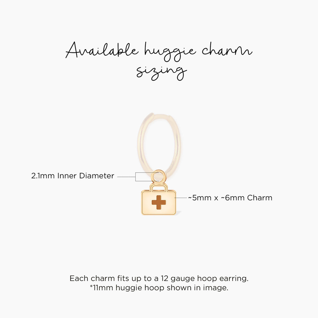 Medicine Box Charm Stud Earrings