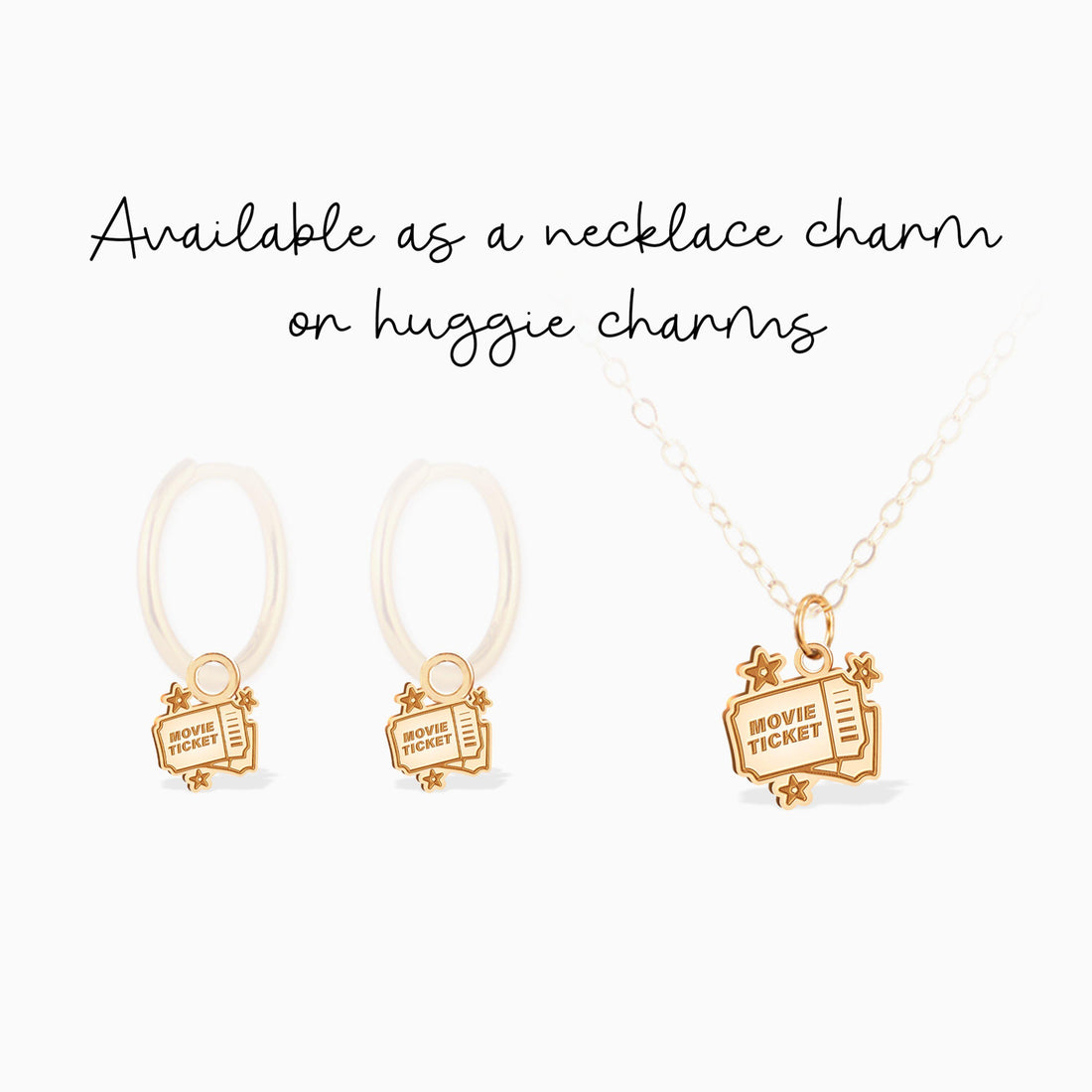 Movie Ticket Premiere Charm