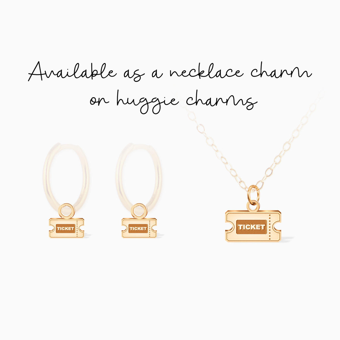 Movie Ticket Charm