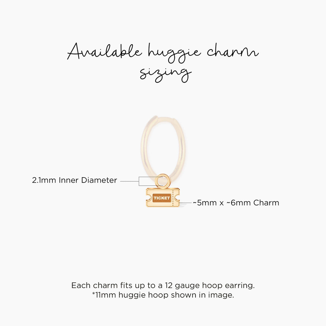 Movie Ticket Charm