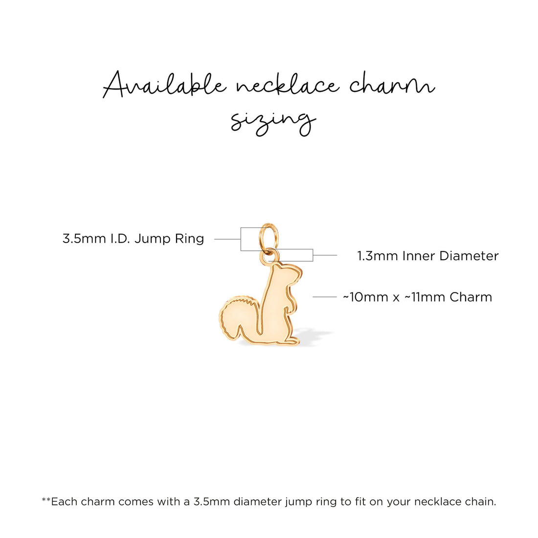 Leaping Squirrel Pendant Necklace