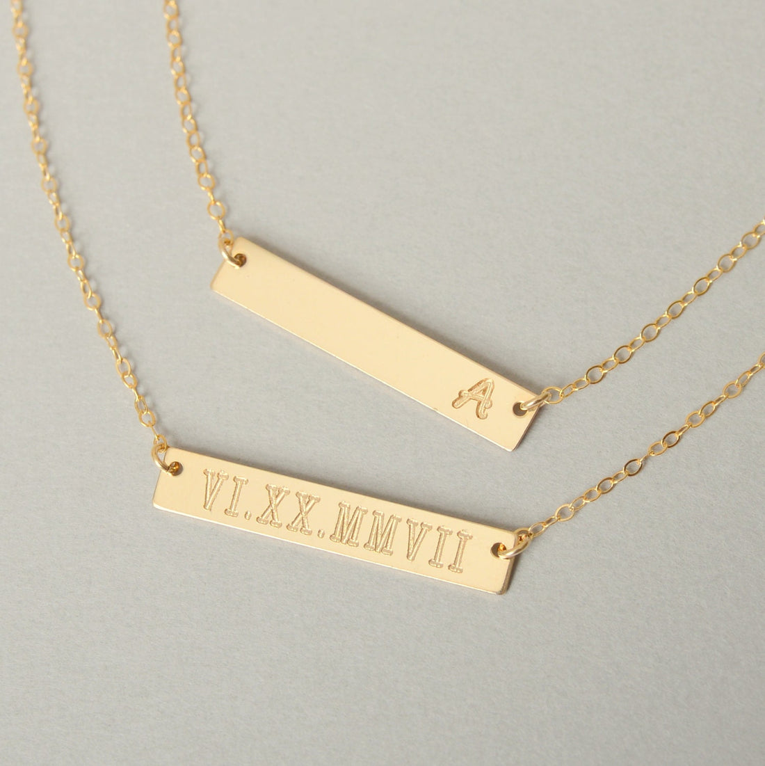 Gold Bar Necklace