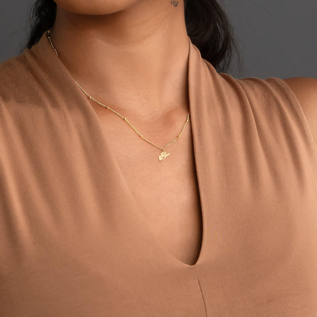 Cowboy Western Charm Beady Necklace