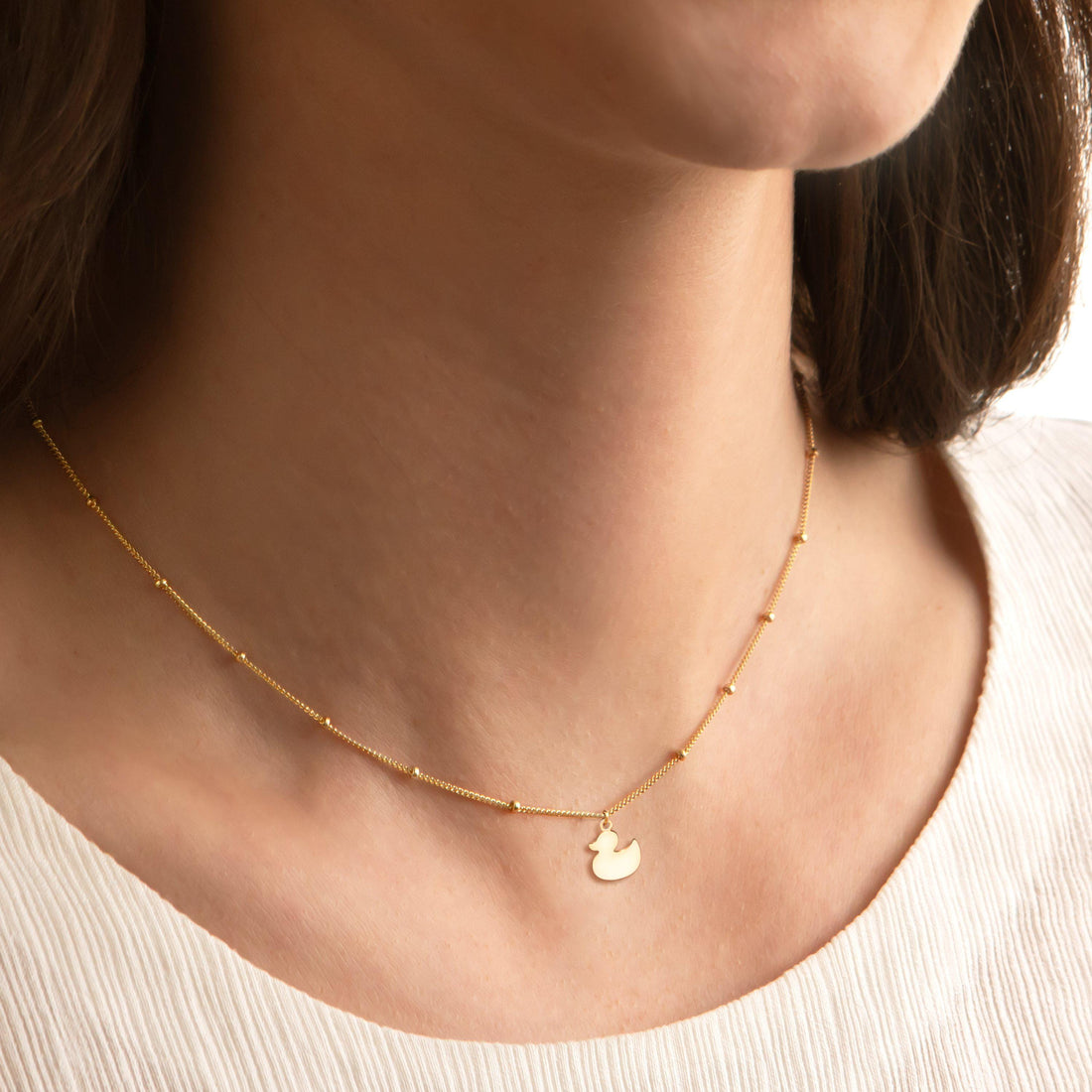 Duck Silhouette Charm