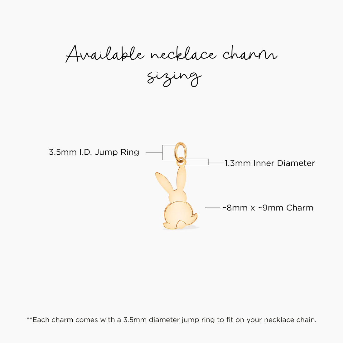 Leaping Bunny Pendant Necklace