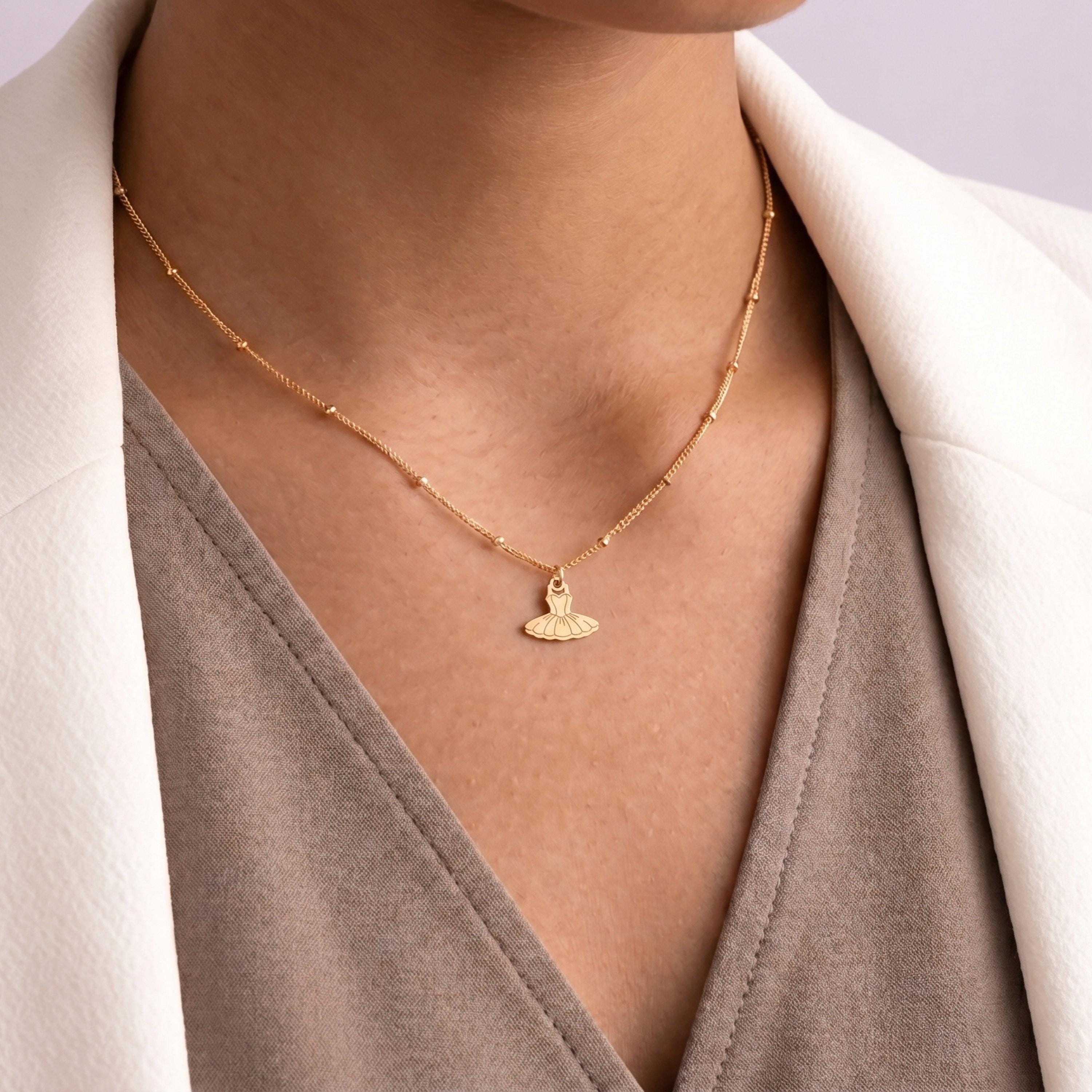 Ballerina Tutu Beady Necklace