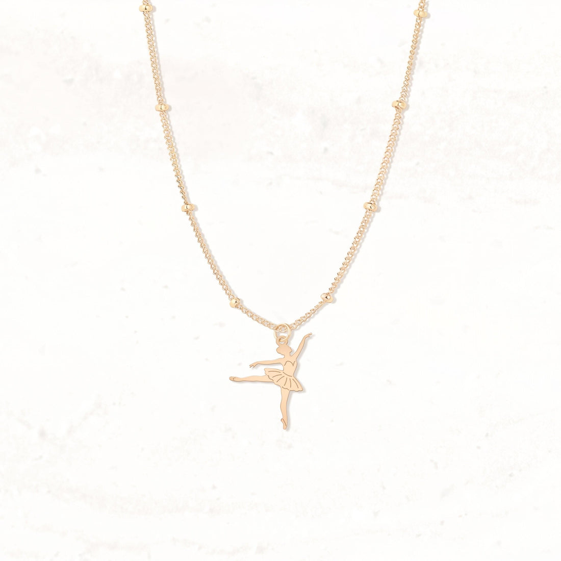 Ballet Dancer Beady Necklace