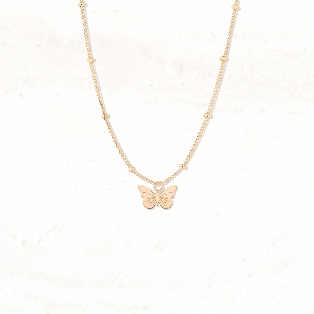 Butterfly Wings Charm Necklace