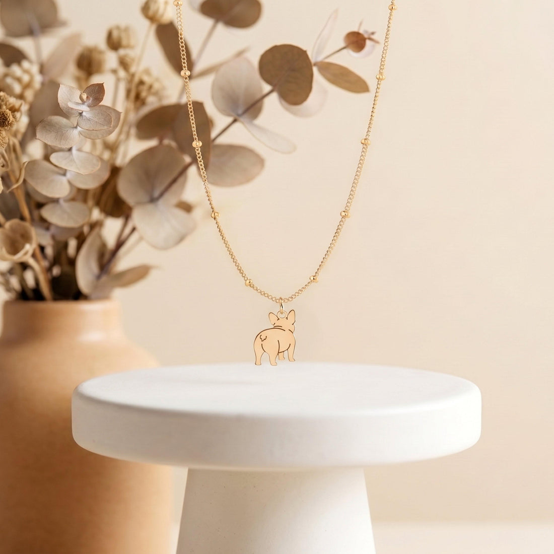 French Bulldog Charm Necklace
