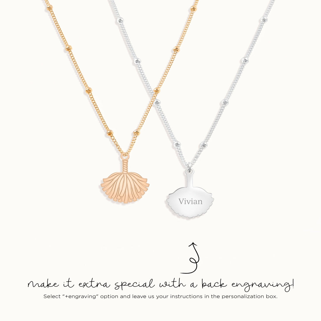 Pompom Cheerleader Charm Necklace