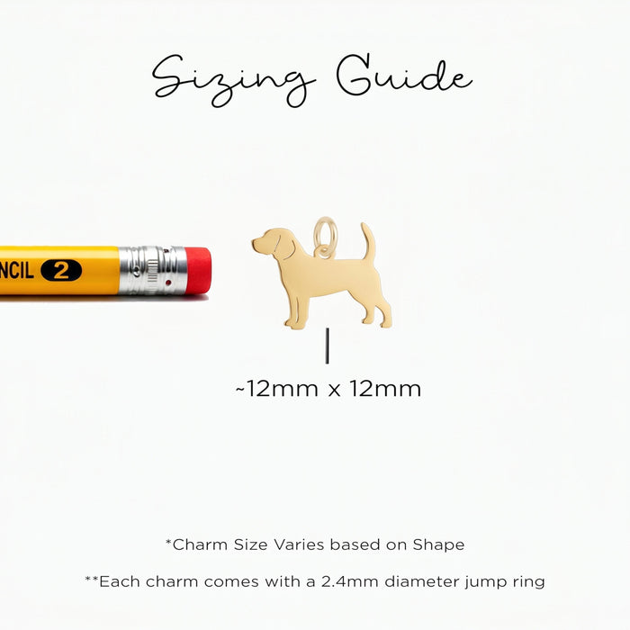 Labrador Dog Charm Necklace