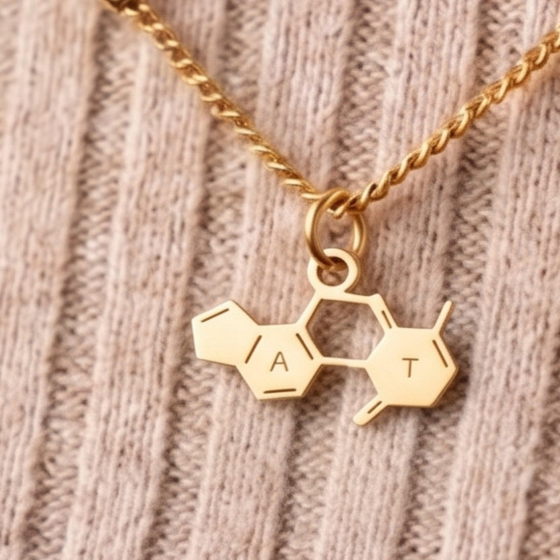 Molecular Structure Beady Necklace