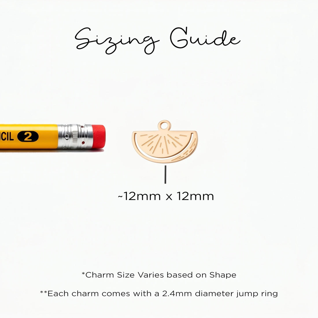 Lemon Slice Charm Necklace