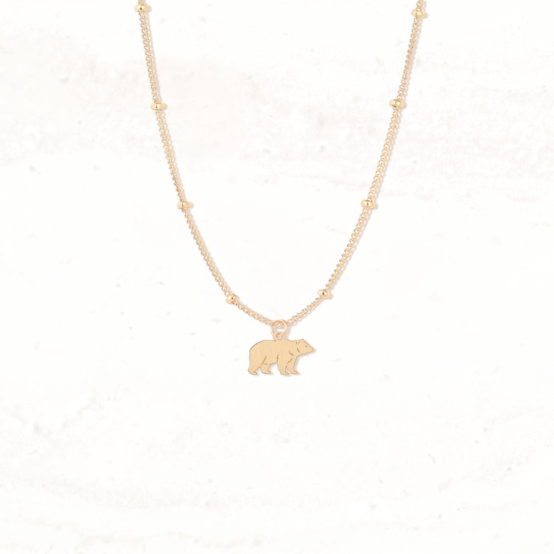 Polar Bear Cub Necklace