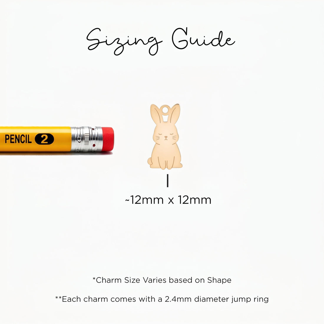 Sitting Bunny Charm Necklace