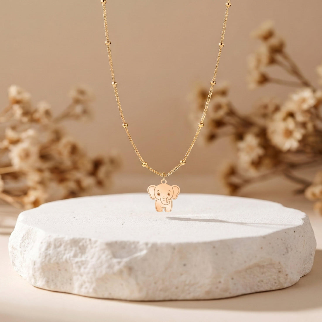 Elephant Beady Necklace