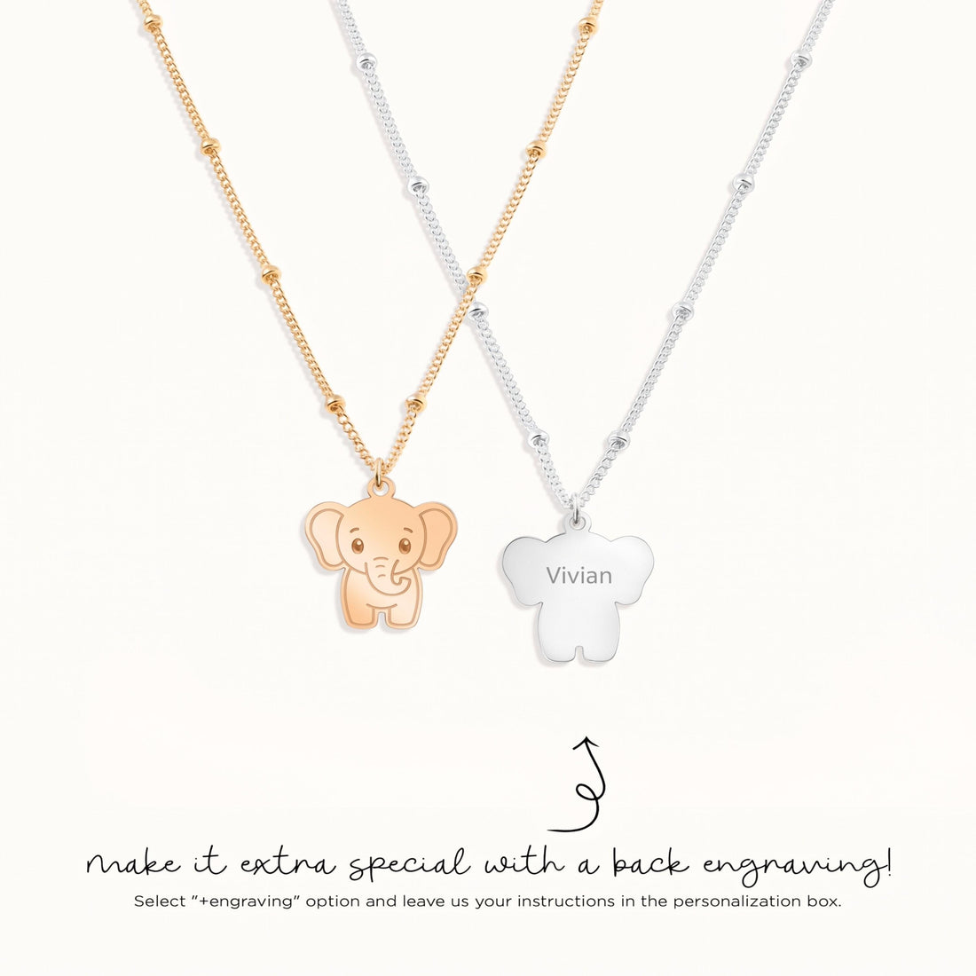 Elephant Beady Necklace
