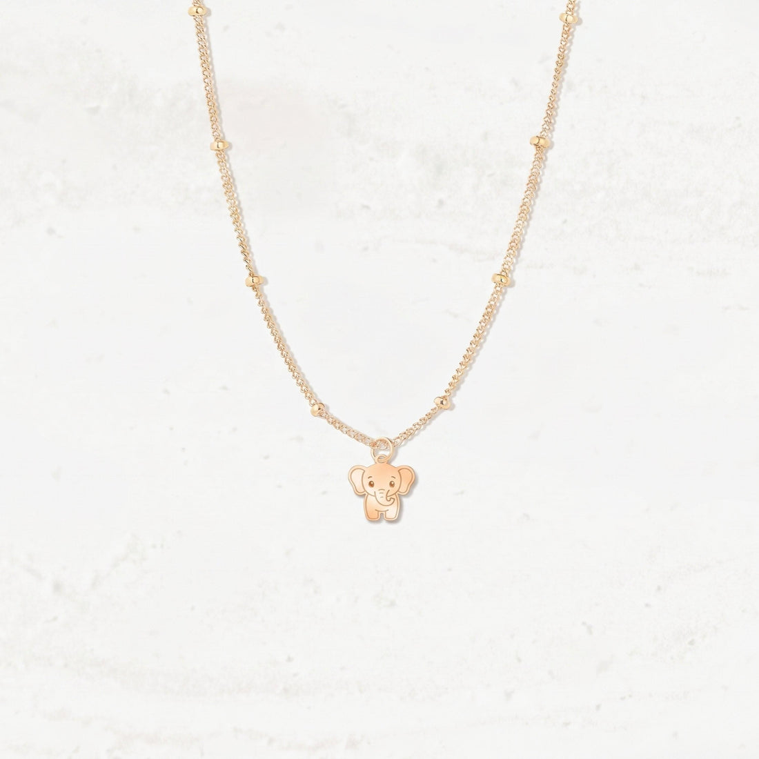 Elephant Beady Necklace