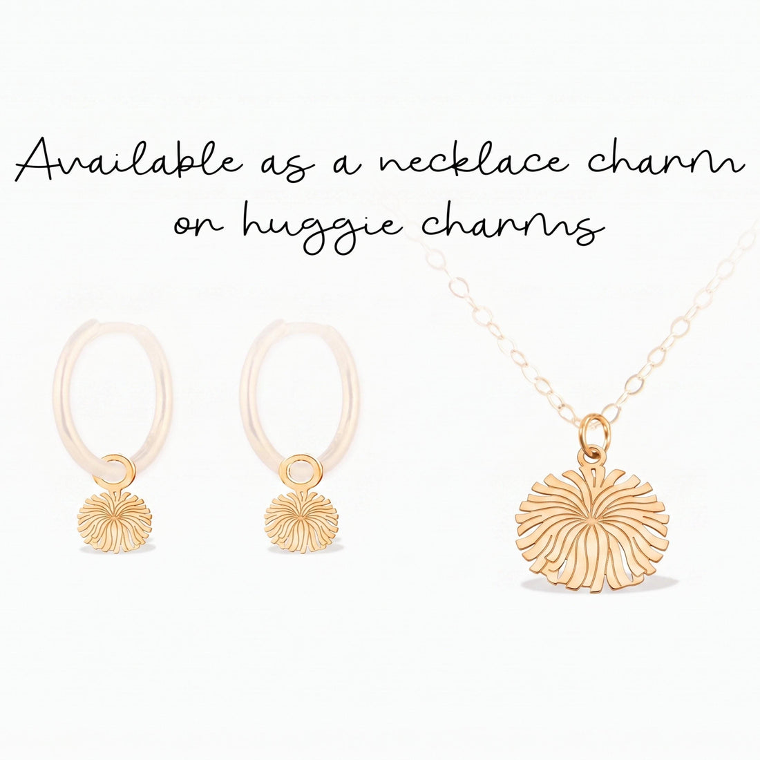 Cheerleader Pom Pom Necklace Charm