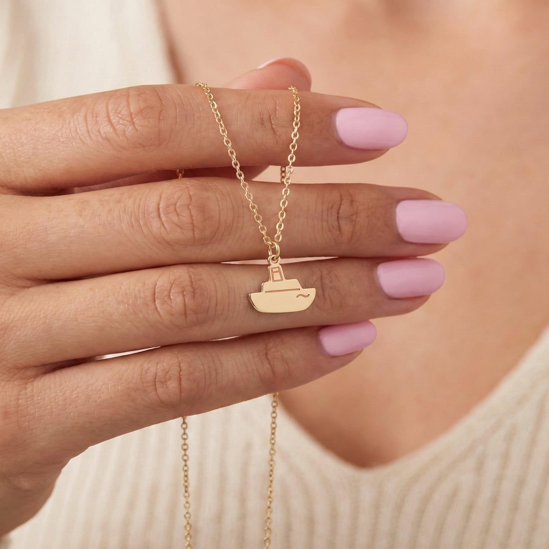 Harbor Tugboat Ship Charm