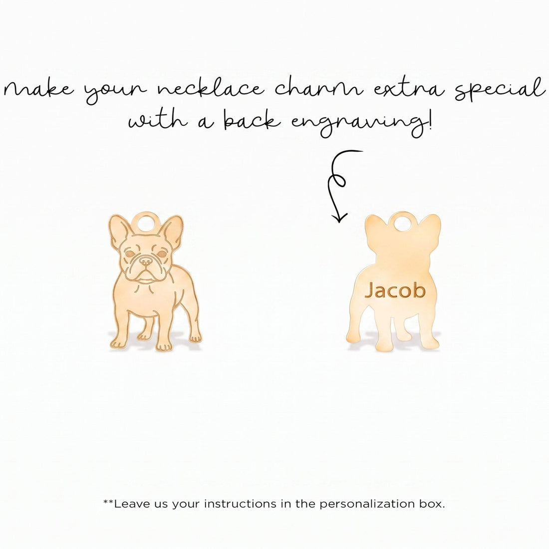 French Bulldog Necklace Charm