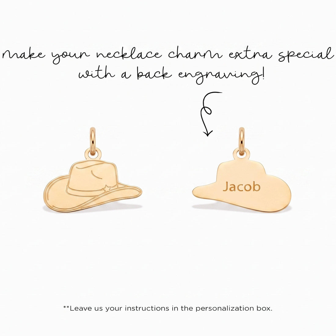Cowboy Hat Charm Pendant